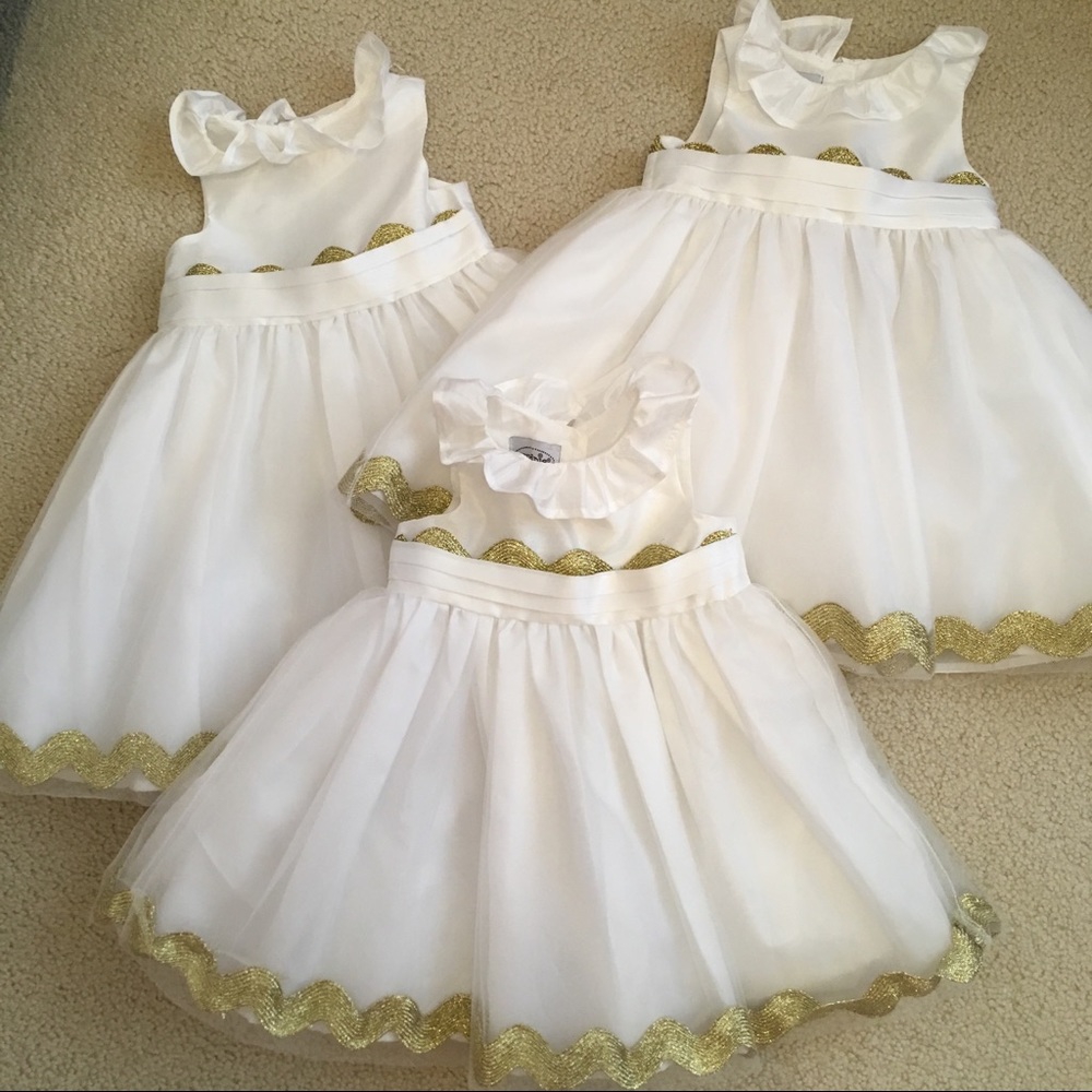 Match? MUD PIE dressy tulle flower girl dresses